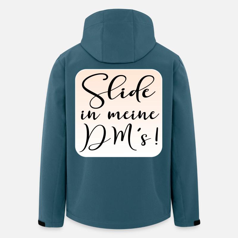 FLIRTEN - Recycelte Männer Softshell-Jacke von Stanley/Stella - Dunkles Petrol