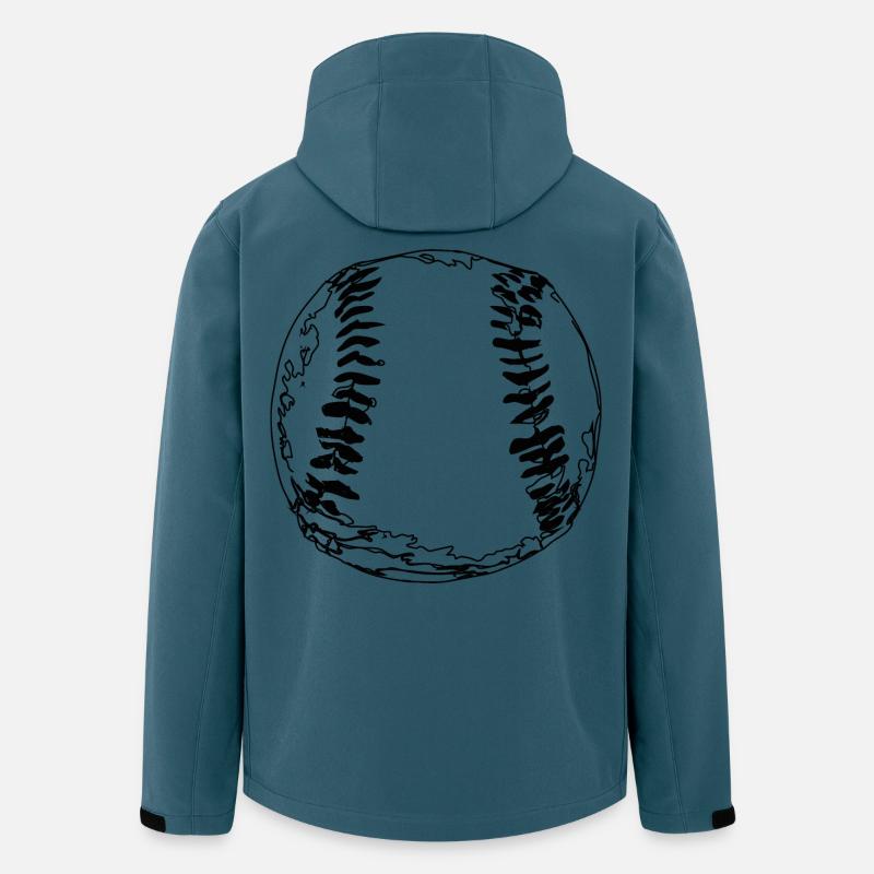 Baseball Ball - Recycelte Männer Softshell-Jacke von Stanley/Stella - Dunkles Petrol