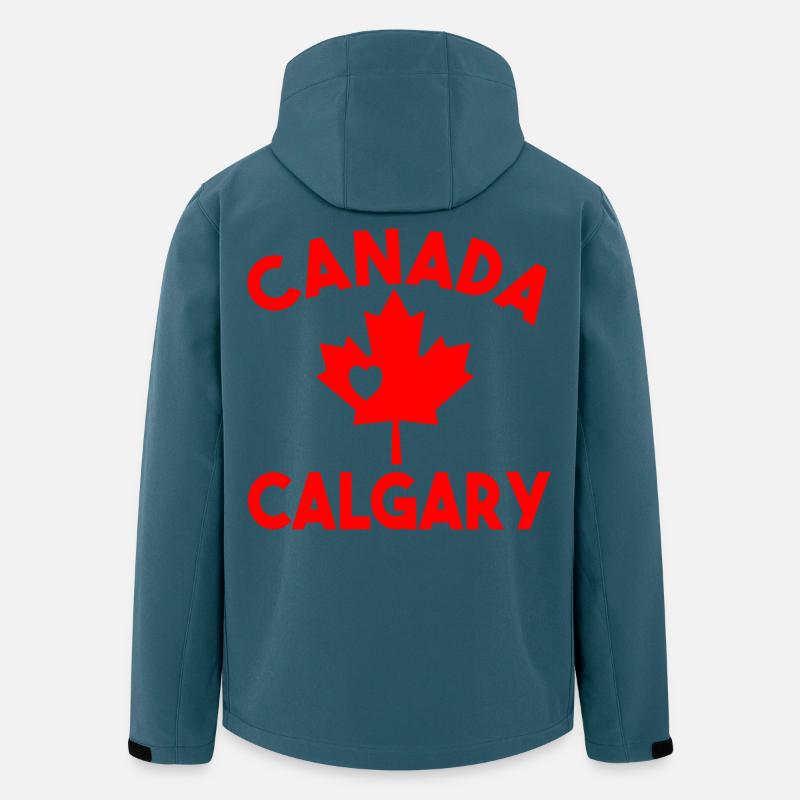 Kanada Calgary Alberta - Recycelte Männer Softshell-Jacke von Stanley/Stella - Dunkles Petrol
