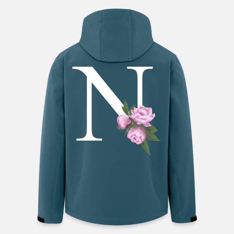 N - Recycelte Männer Softshell-Jacke von Stanley/Stella - Dunkles Petrol