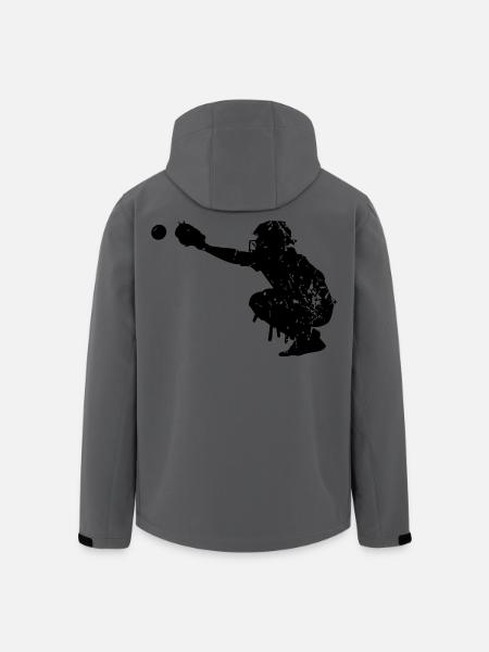 Base-ball - Veste softshell homme en polyester recyclé Stanley/Stella - bleu pétrole foncé
