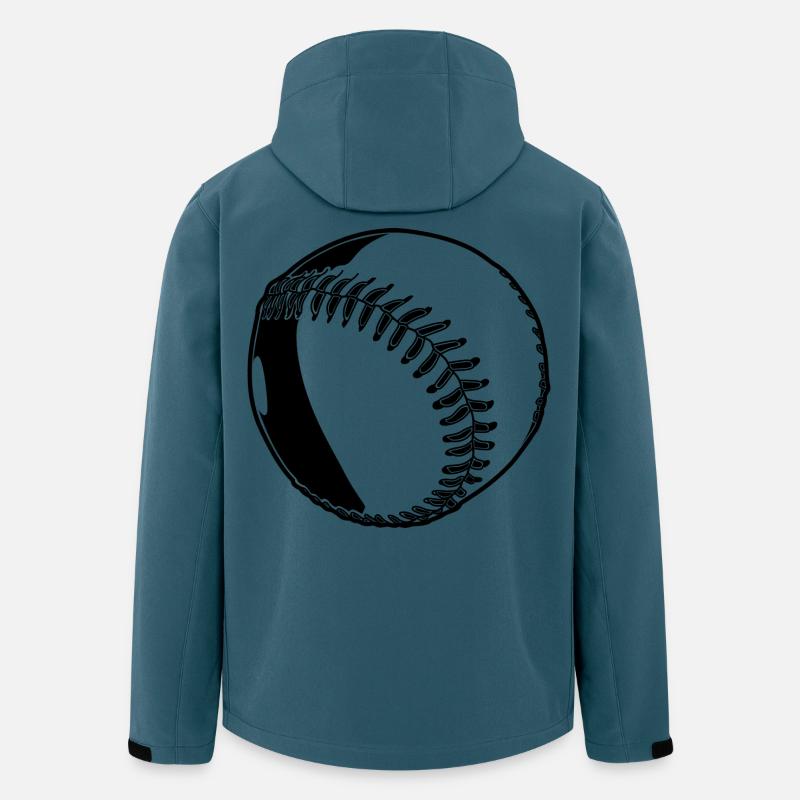 Baseball Ball - Recycelte Männer Softshell-Jacke von Stanley/Stella - Dunkles Petrol