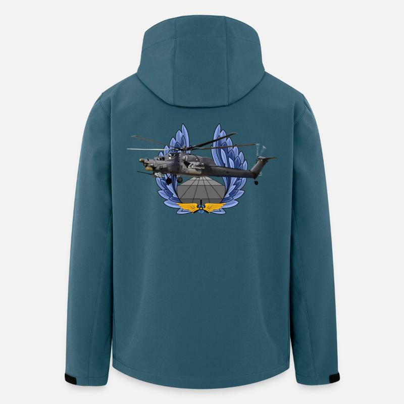 Mi-28 - Recycelte Männer Softshell-Jacke von Stanley/Stella - Dunkles Petrol