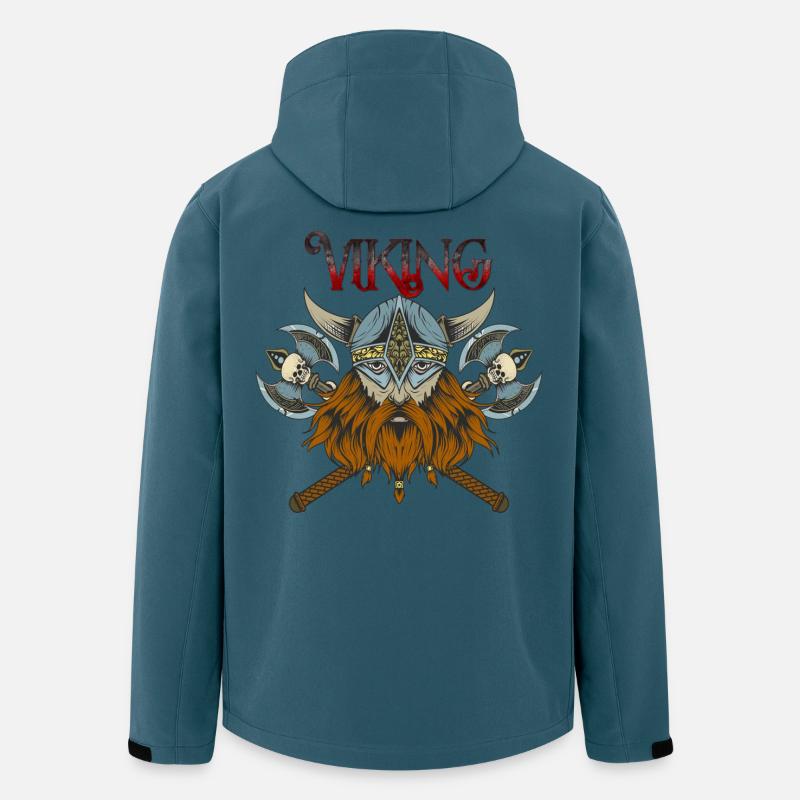 Viking - Veste softshell homme en polyester recyclé Stanley/Stella - bleu pétrole foncé