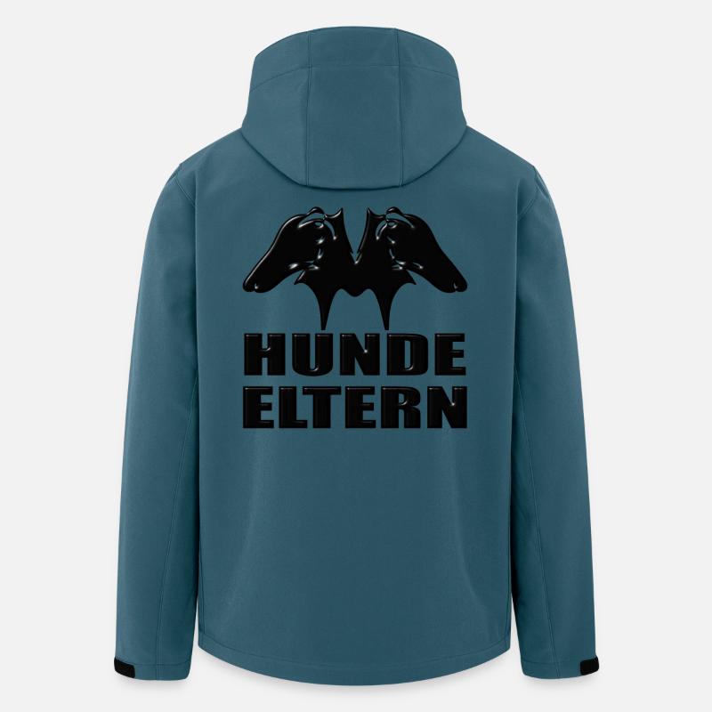 Hunde Eltern - Recycelte Männer Softshell-Jacke von Stanley/Stella - Dunkles Petrol
