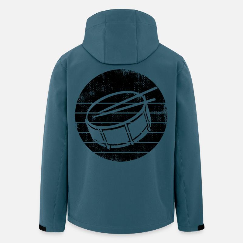 Kleine Trommel - Recycelte Männer Softshell-Jacke von Stanley/Stella - Dunkles Petrol
