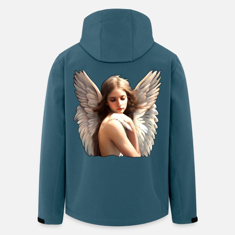 Ange céleste - Veste softshell homme en polyester recyclé Stanley/Stella - bleu pétrole foncé