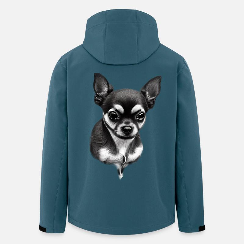 Süßer Chihuahua - Recycelte Männer Softshell-Jacke von Stanley/Stella - Dunkles Petrol