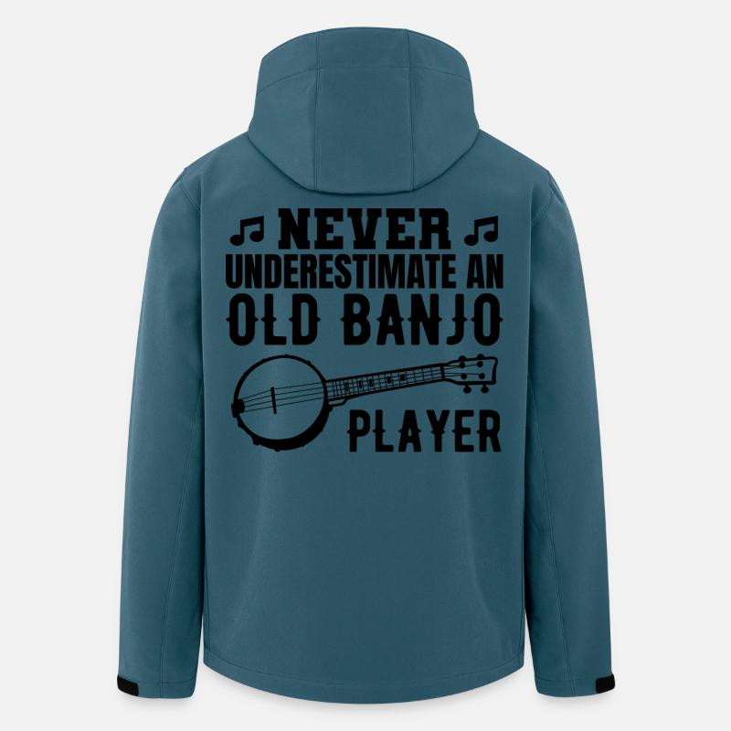 Banjo Opa - Recycelte Männer Softshell-Jacke von Stanley/Stella - Dunkles Petrol