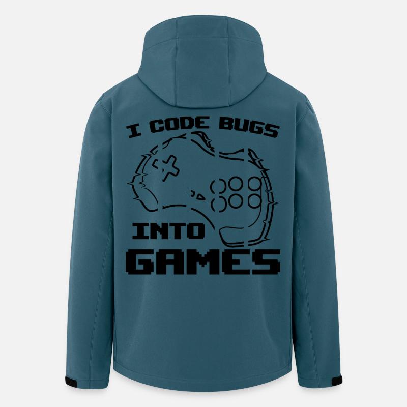 Video Game Programmer - Men’s Recycled Softshell Jacket Discoverer by Stanley/Stella - stargazer