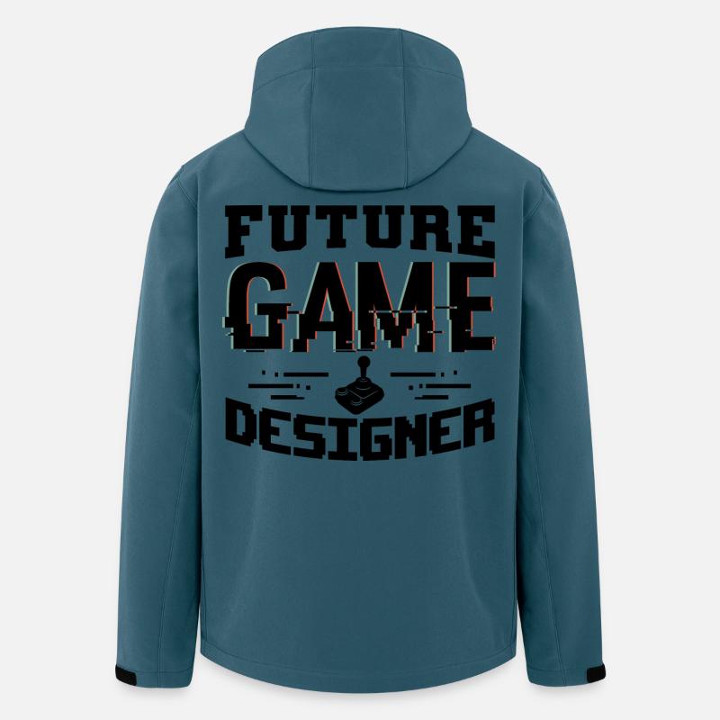 Game Designer - Recycelte Männer Softshell-Jacke von Stanley/Stella - Dunkles Petrol