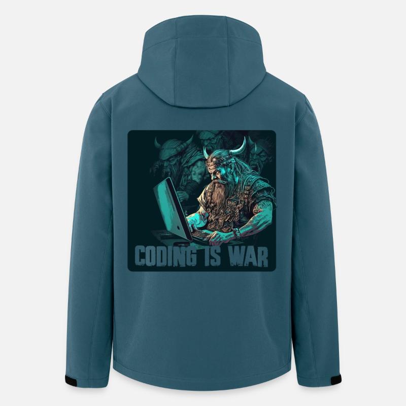 Programming Vikings - Men’s Recycled Softshell Jacket by Stanley/Stella - stargazer