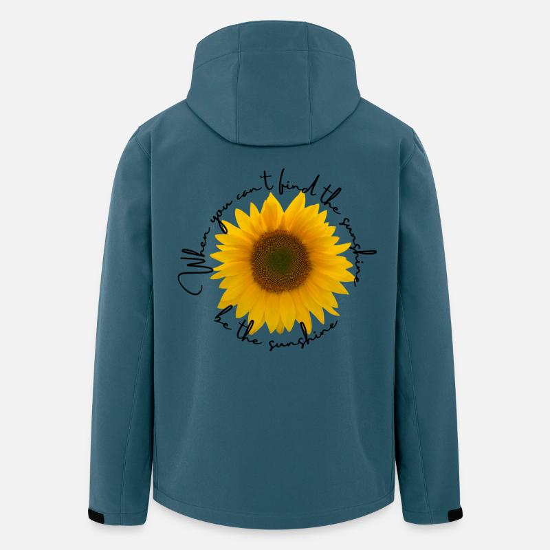 Be the sunshine - Recycelte Männer Softshell-Jacke von Stanley/Stella - Dunkles Petrol