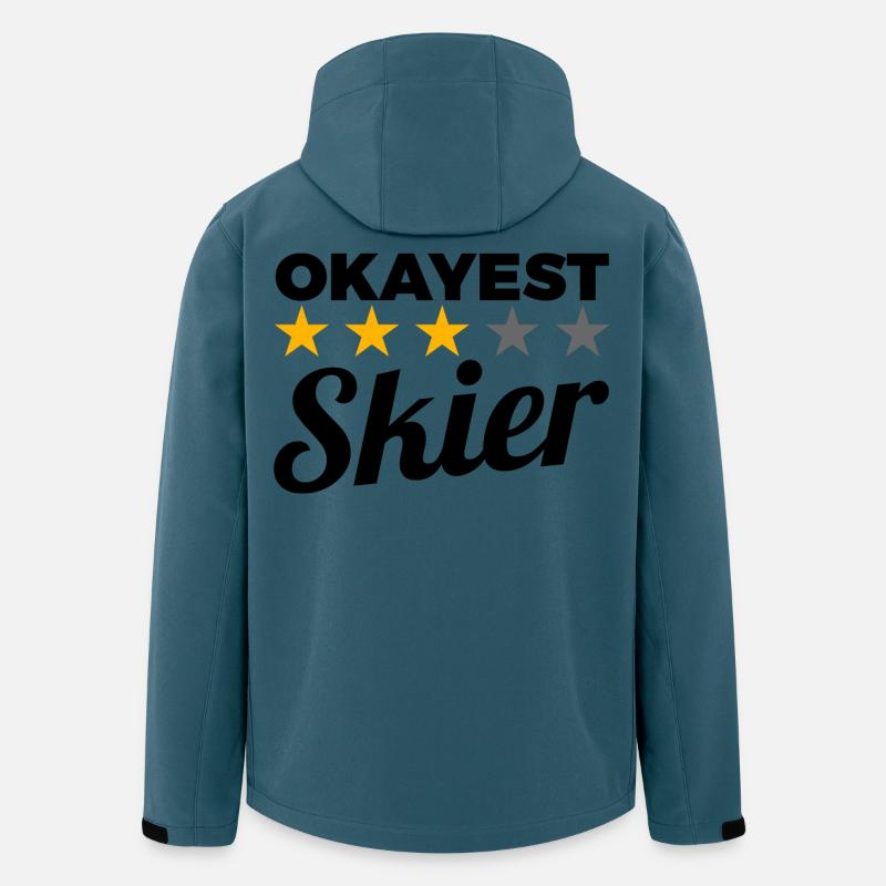 Bester Skifahrer - Recycelte Männer Softshell-Jacke von Stanley/Stella - Dunkles Petrol
