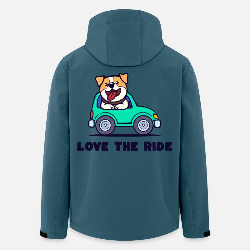 Heimtier Statement Hund Knuddeltier Haustiere - Recycelte Männer Softshell-Jacke von Stanley/Stella - Dunkles Petrol