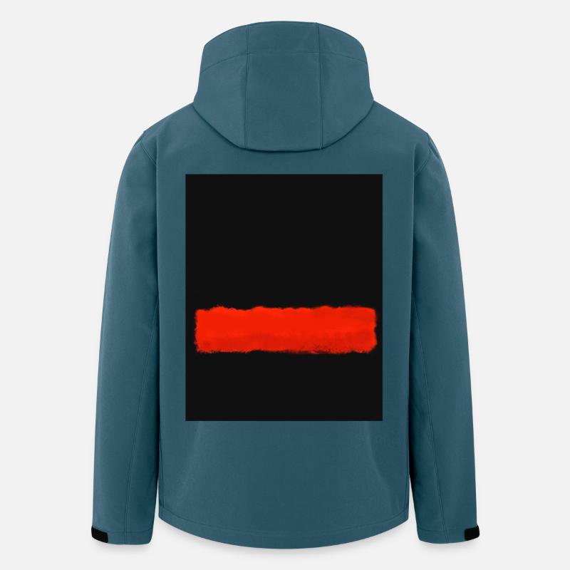 Rothko-Stil in digitalen Farben - Recycelte Männer Softshell-Jacke von Stanley/Stella - Dunkles Petrol