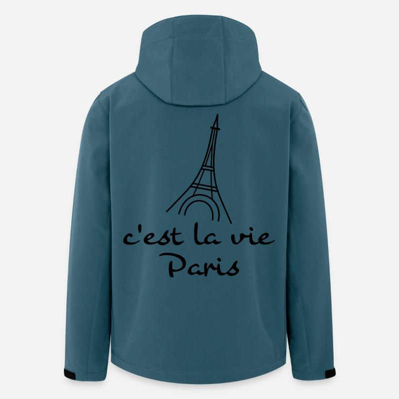 c'est la vie - Men’s Recycled Softshell Jacket by Stanley/Stella - stargazer
