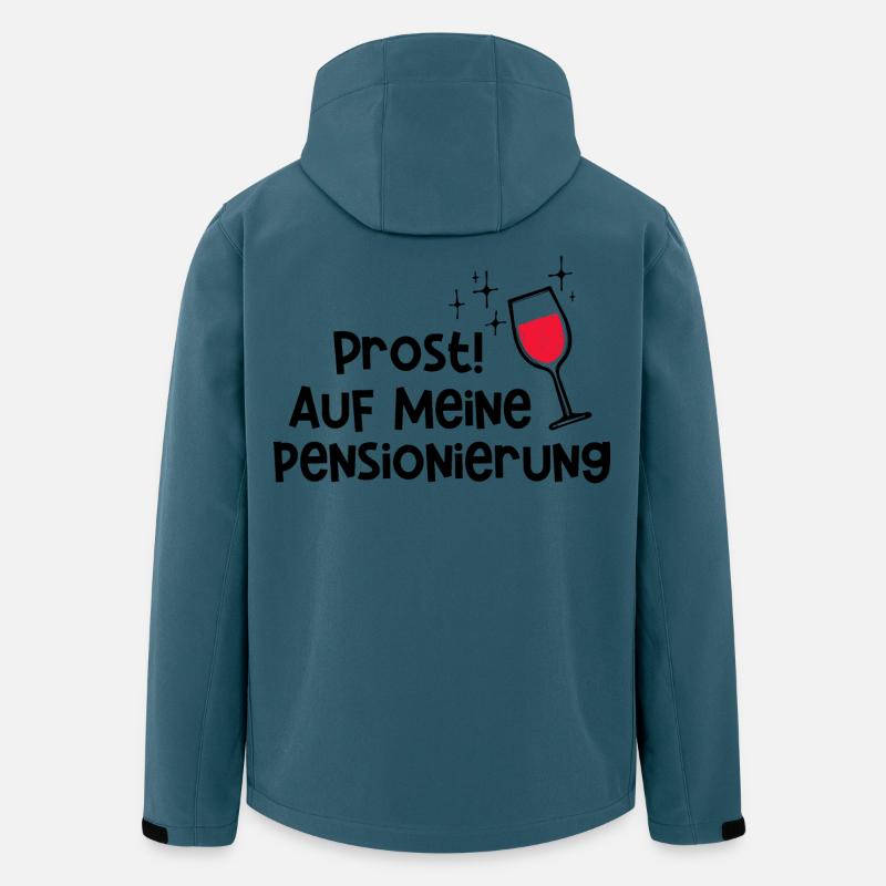 Lebensabend Abschied Senior Statement Ruhestand - Recycelte Männer Softshell-Jacke von Stanley/Stella - Dunkles Petrol
