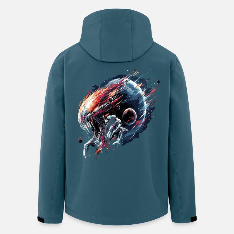 Alien Creature Planet Sci-Fi - Men’s Recycled Softshell Jacket by Stanley/Stella - stargazer