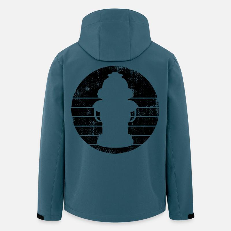 Fire Hydrant Sketch - Men’s Recycled Softshell Jacket by Stanley/Stella - stargazer