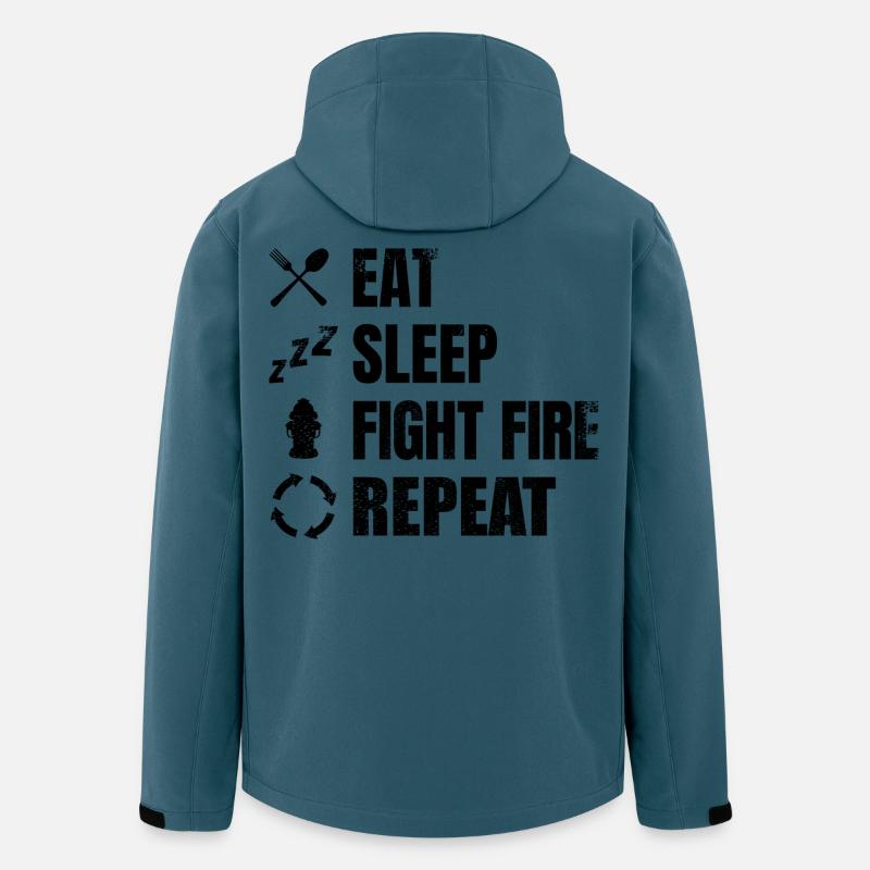 Fire brigade routine - Men’s Recycled Softshell Jacket by Stanley/Stella - stargazer