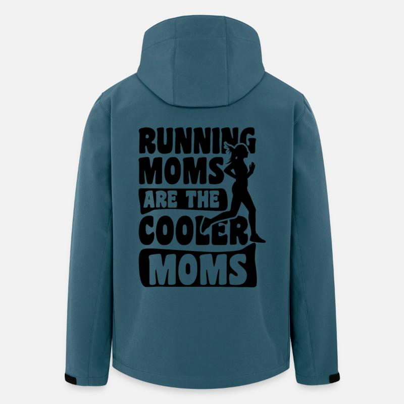 Laufende Mutter - Recycelte Männer Softshell-Jacke von Stanley/Stella - Dunkles Petrol