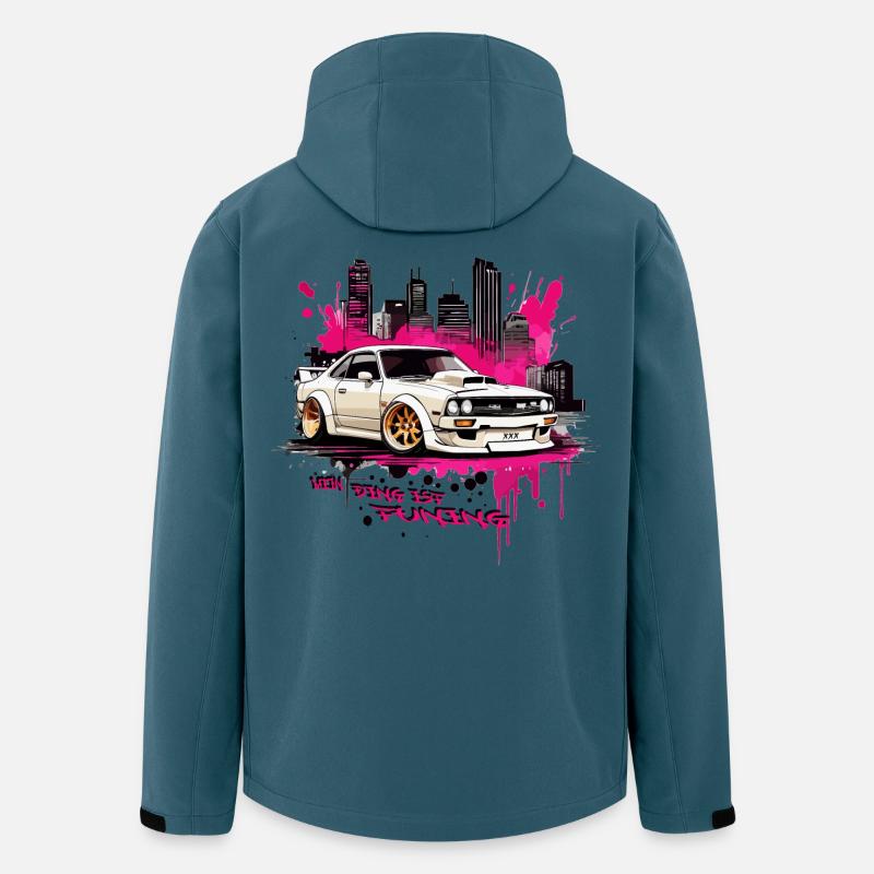 Mein Ding ist Tuning - Recycelte Männer Softshell-Jacke von Stanley/Stella - Dunkles Petrol