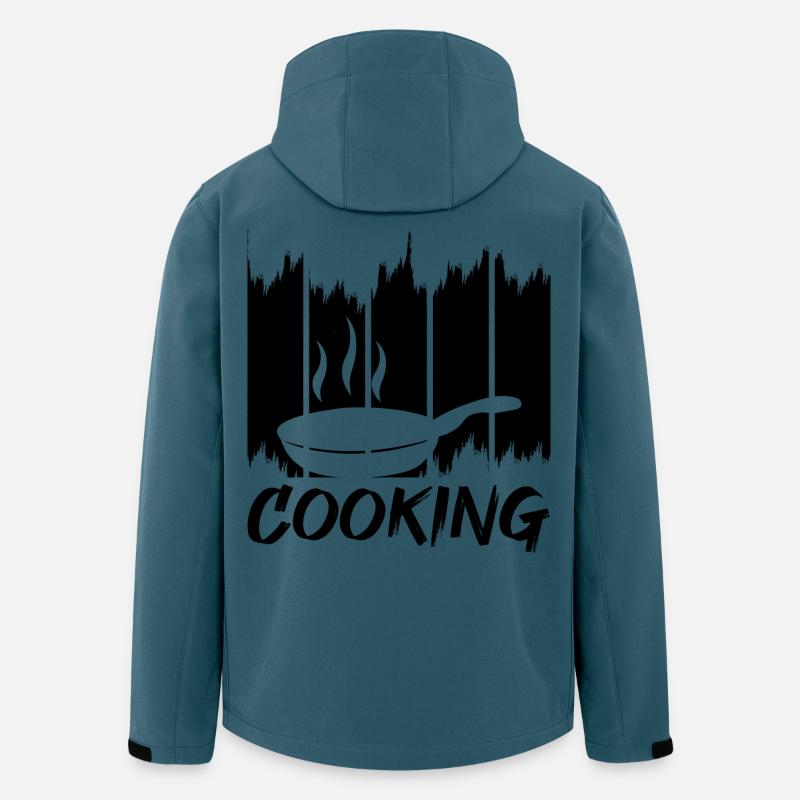 Kochen - Recycelte Männer Softshell-Jacke von Stanley/Stella - Dunkles Petrol