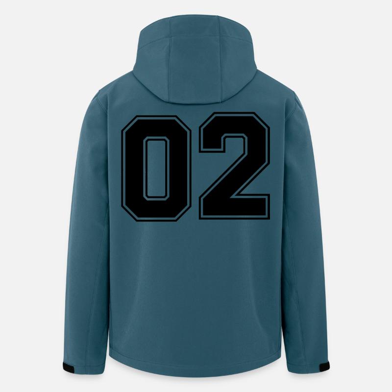 Nummer zwei 2 - Recycelte Männer Softshell-Jacke von Stanley/Stella - Dunkles Petrol