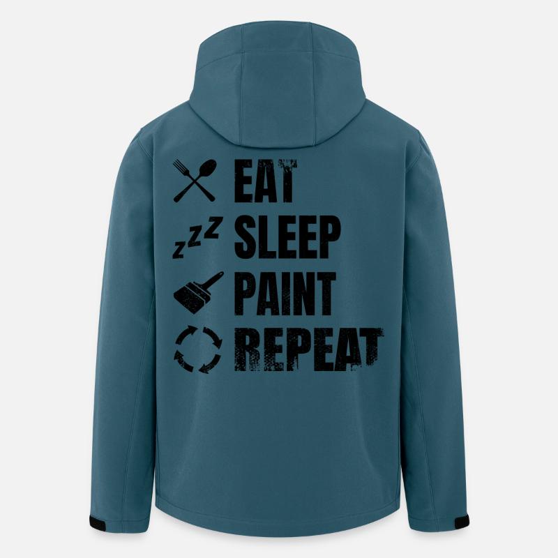 Painter Schedule - Men’s Recycled Softshell Jacket by Stanley/Stella - stargazer