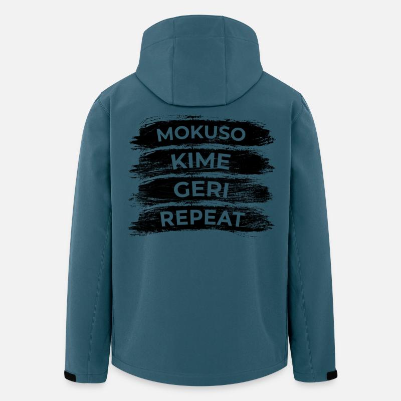 Karatetechniken - Recycelte Männer Softshell-Jacke von Stanley/Stella - Dunkles Petrol
