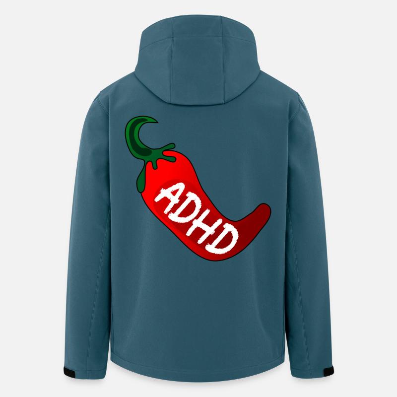 NEUORDIVERSITÄT ADHS PEPERONI - Recycelte Männer Softshell-Jacke von Stanley/Stella - Dunkles Petrol