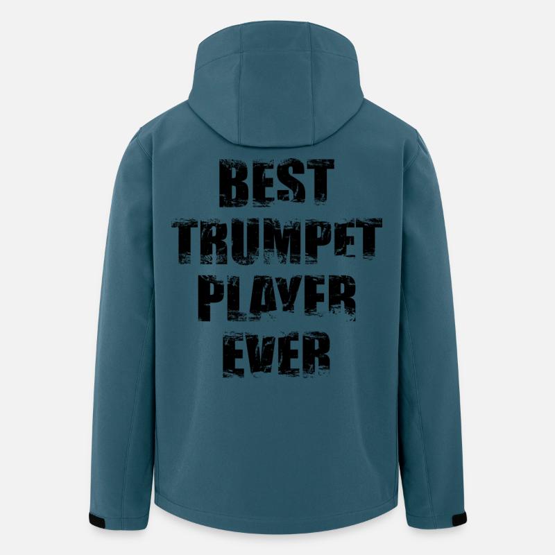Bester Trompeter - Recycelte Männer Softshell-Jacke von Stanley/Stella - Dunkles Petrol