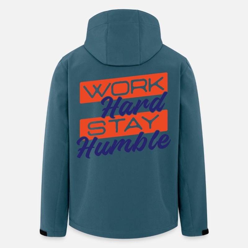 Arbeitskollege Statement Job Erfolg Karriere - Recycelte Männer Softshell-Jacke von Stanley/Stella - Dunkles Petrol