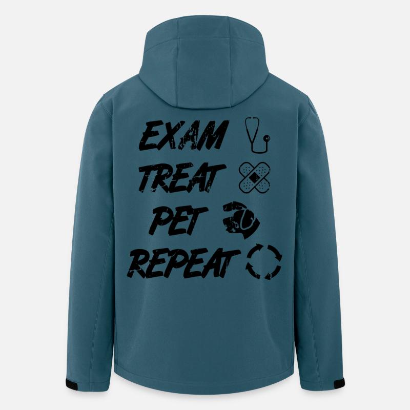 Veterinarian Routine - Men’s Recycled Softshell Jacket by Stanley/Stella - stargazer