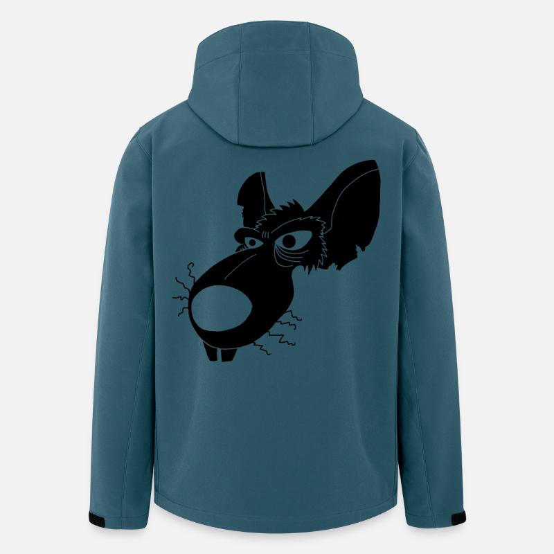 Schwarze Kanalratte - Recycelte Männer Softshell-Jacke von Stanley/Stella - Dunkles Petrol