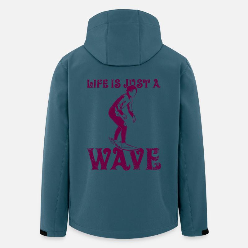 Life is just a wave - Men’s Recycled Softshell Jacket by Stanley/Stella - stargazer