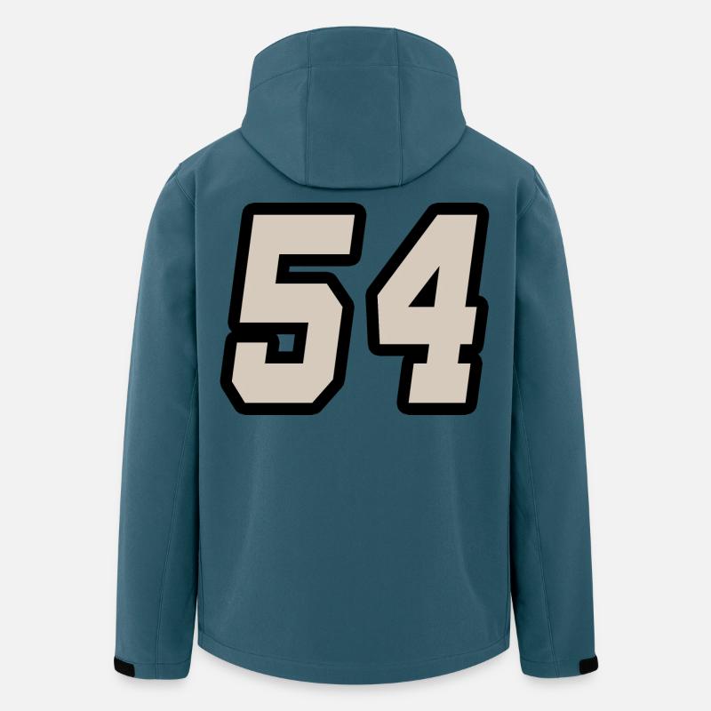 Nummer vierundfünfzig 54 - Recycelte Männer Softshell-Jacke von Stanley/Stella - Dunkles Petrol