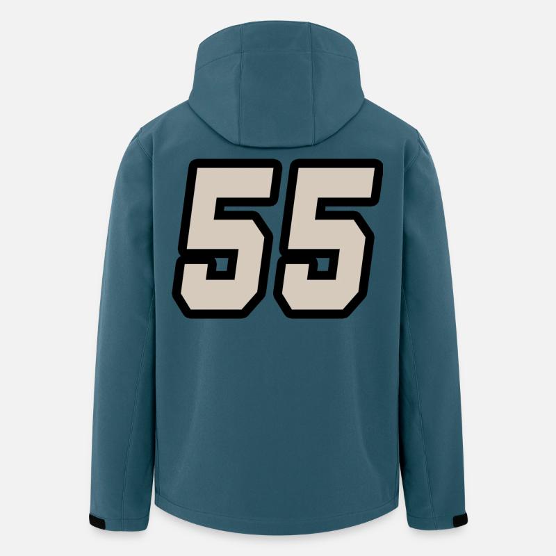 Nummer fünfundfünfzig 55 - Recycelte Männer Softshell-Jacke von Stanley/Stella - Dunkles Petrol