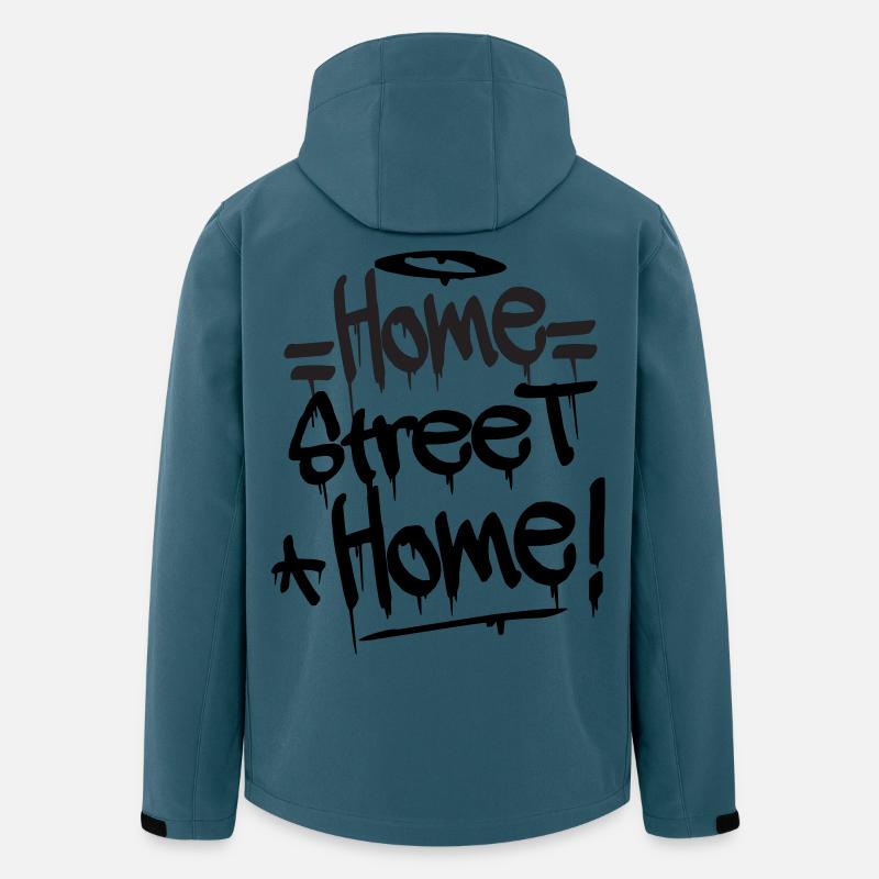 Home Street Home - Recycelte Männer Softshell-Jacke von Stanley/Stella - Dunkles Petrol