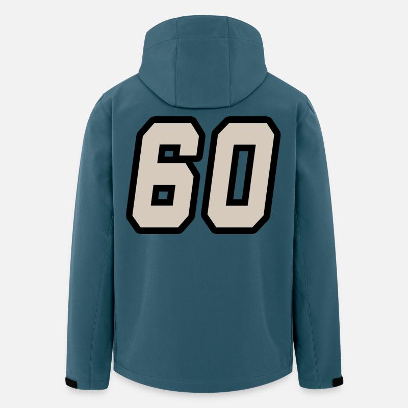 Nummer 60 - Recycelte Männer Softshell-Jacke von Stanley/Stella - Dunkles Petrol