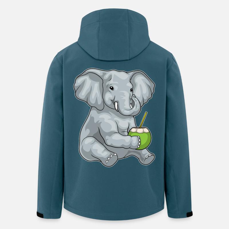 Elephant Coconut - Men’s Recycled Softshell Jacket by Stanley/Stella - stargazer