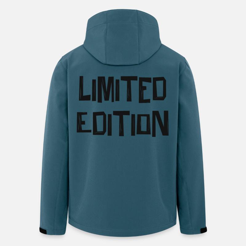Limited Edition schwarz - Recycelte Männer Softshell-Jacke von Stanley/Stella - Dunkles Petrol