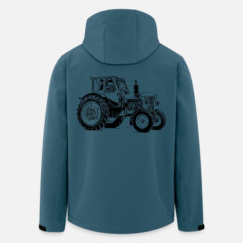 Belarus MTS 50 - Recycelte Männer Softshell-Jacke von Stanley/Stella - Dunkles Petrol