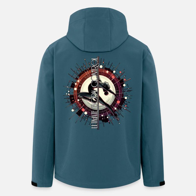 Pole Dance ultimative Körperkontrolle Geschenk - Recycelte Männer Softshell-Jacke von Stanley/Stella - Dunkles Petrol