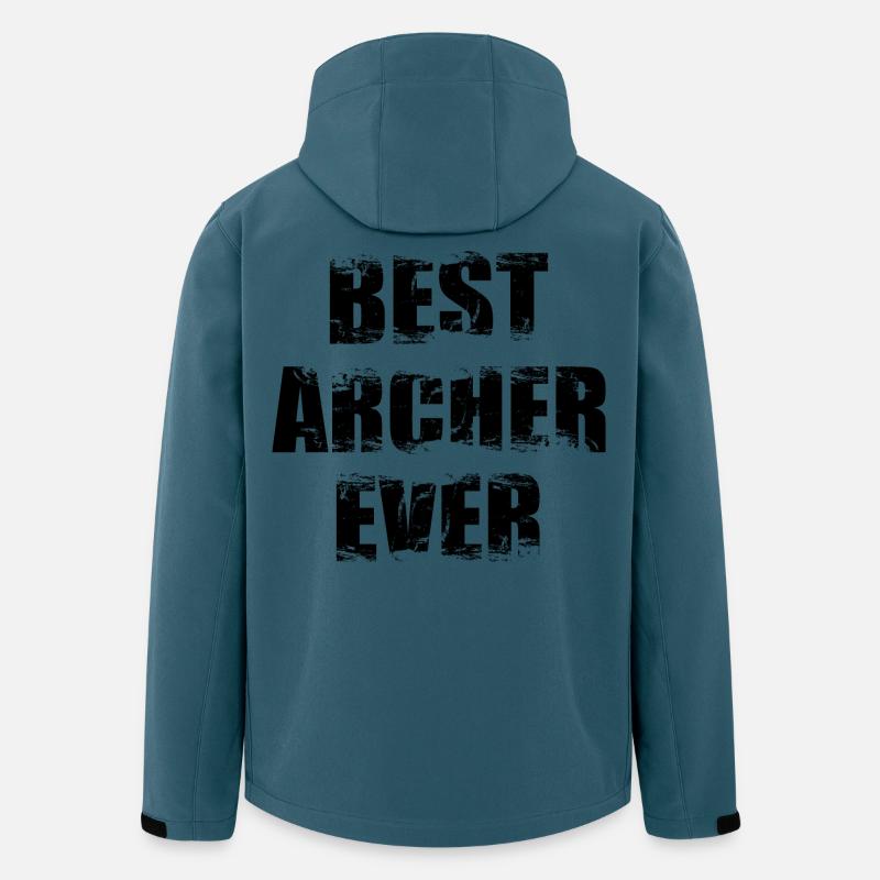Best Archer - Recycelte Männer Softshell-Jacke von Stanley/Stella - Dunkles Petrol