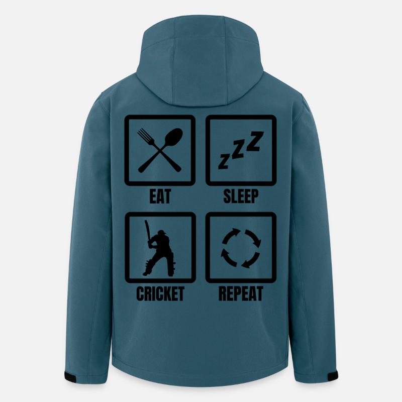 Cricket Routine - Men’s Recycled Softshell Jacket by Stanley/Stella - stargazer