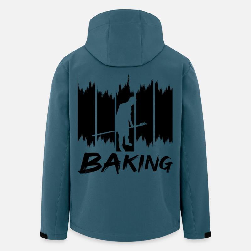 Backen - Recycelte Männer Softshell-Jacke von Stanley/Stella - Dunkles Petrol