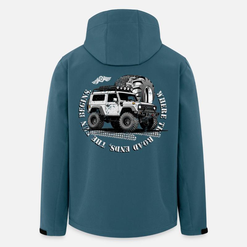 Off-Road Driver - Men’s Recycled Softshell Jacket by Stanley/Stella - stargazer