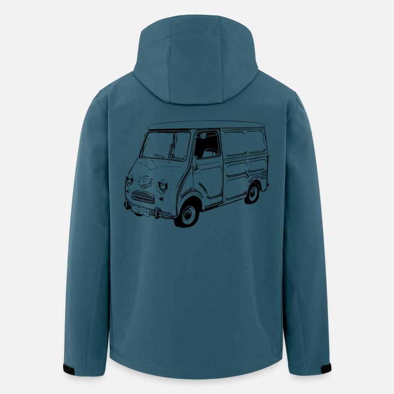 Goggomobil Bus - Recycelte Männer Softshell-Jacke von Stanley/Stella - Dunkles Petrol